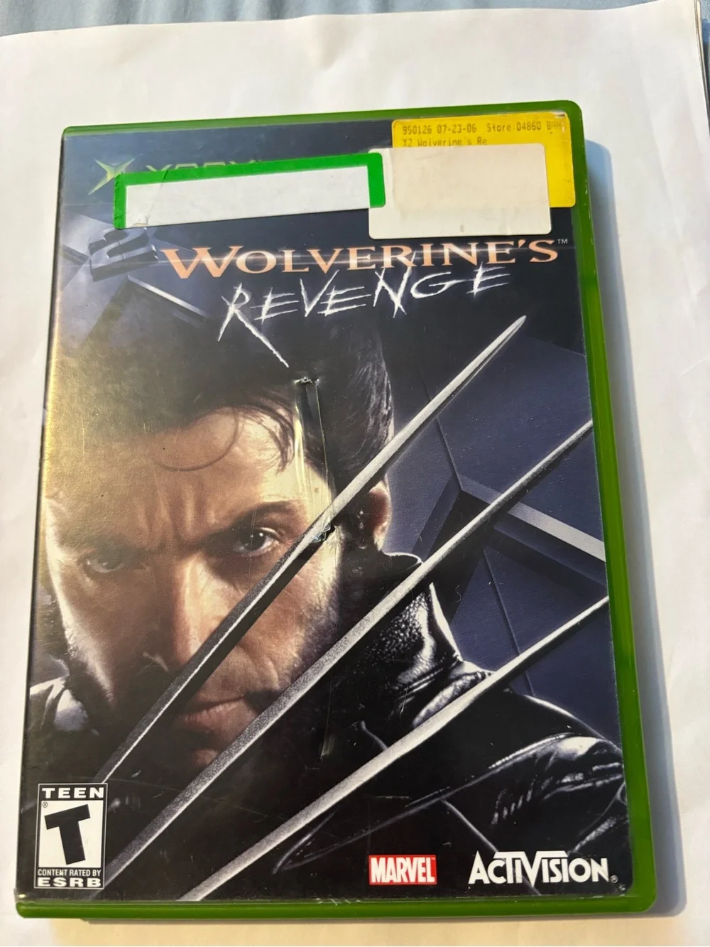 Xbox Wolverine's Revenge CIB